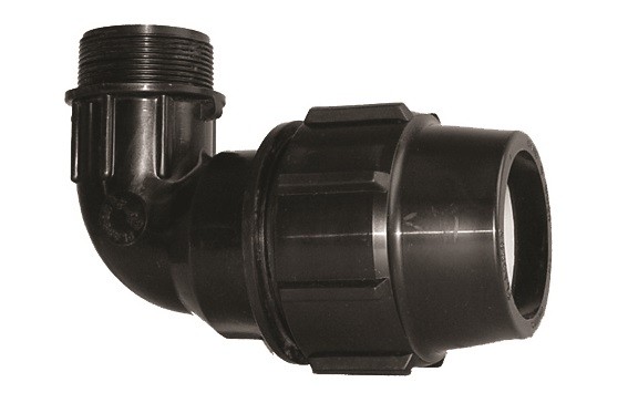 90° Compression Elbow - Male End - Acu-Tech Piping Systems